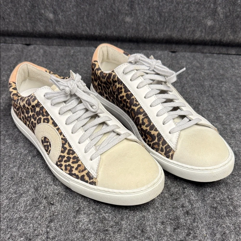 Oliver Cabell Leopard Print Sneakers - Picture 1 of 10